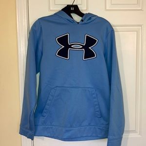 Light blue classic Under Armour storm hoodie